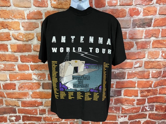 Vintage ZZ Top Antenna World Tour Shirt Adult XL Music 90s