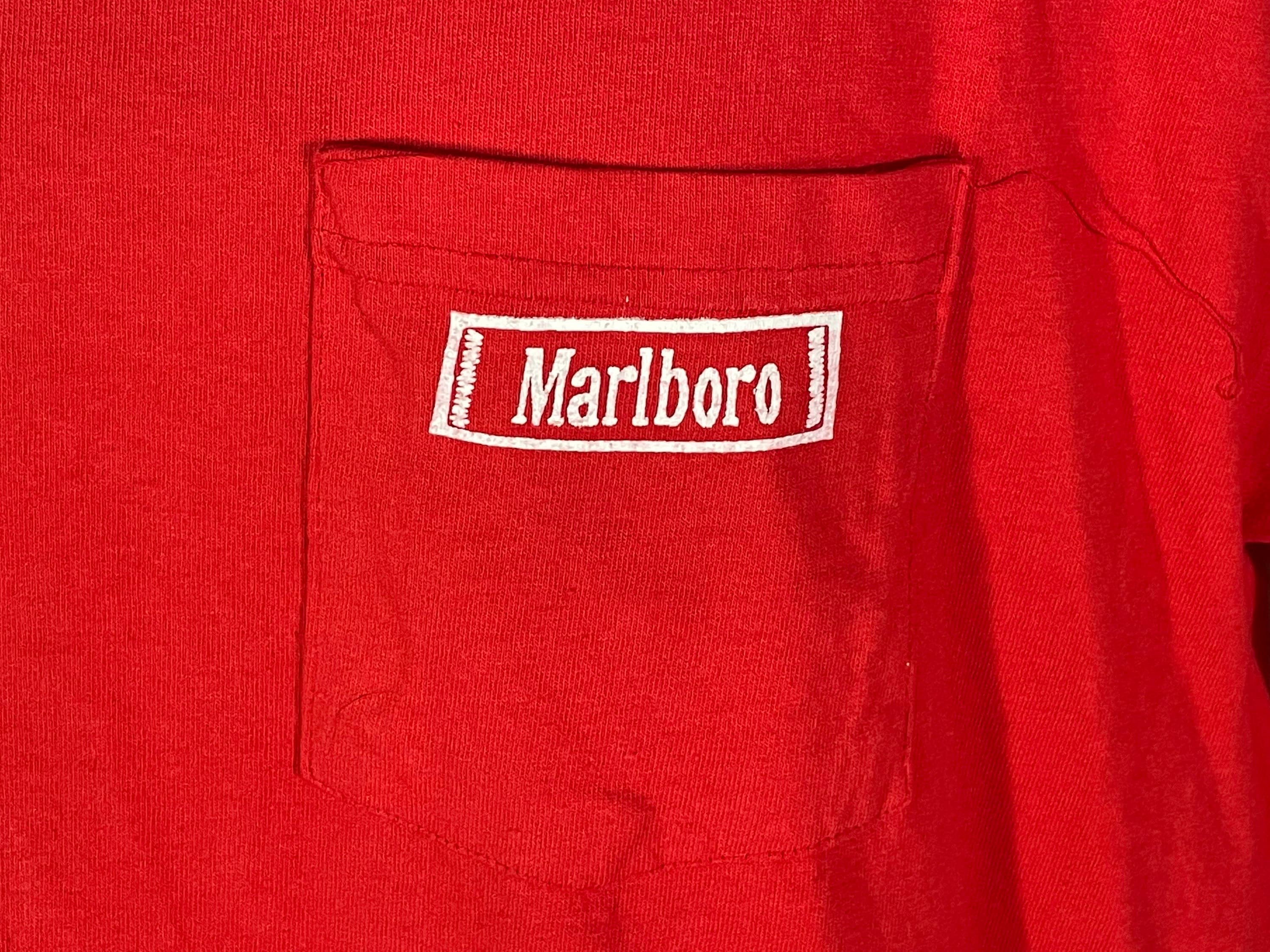 Vintage 90s Marlboro Country Cooking Pocket Tee - Fits XL