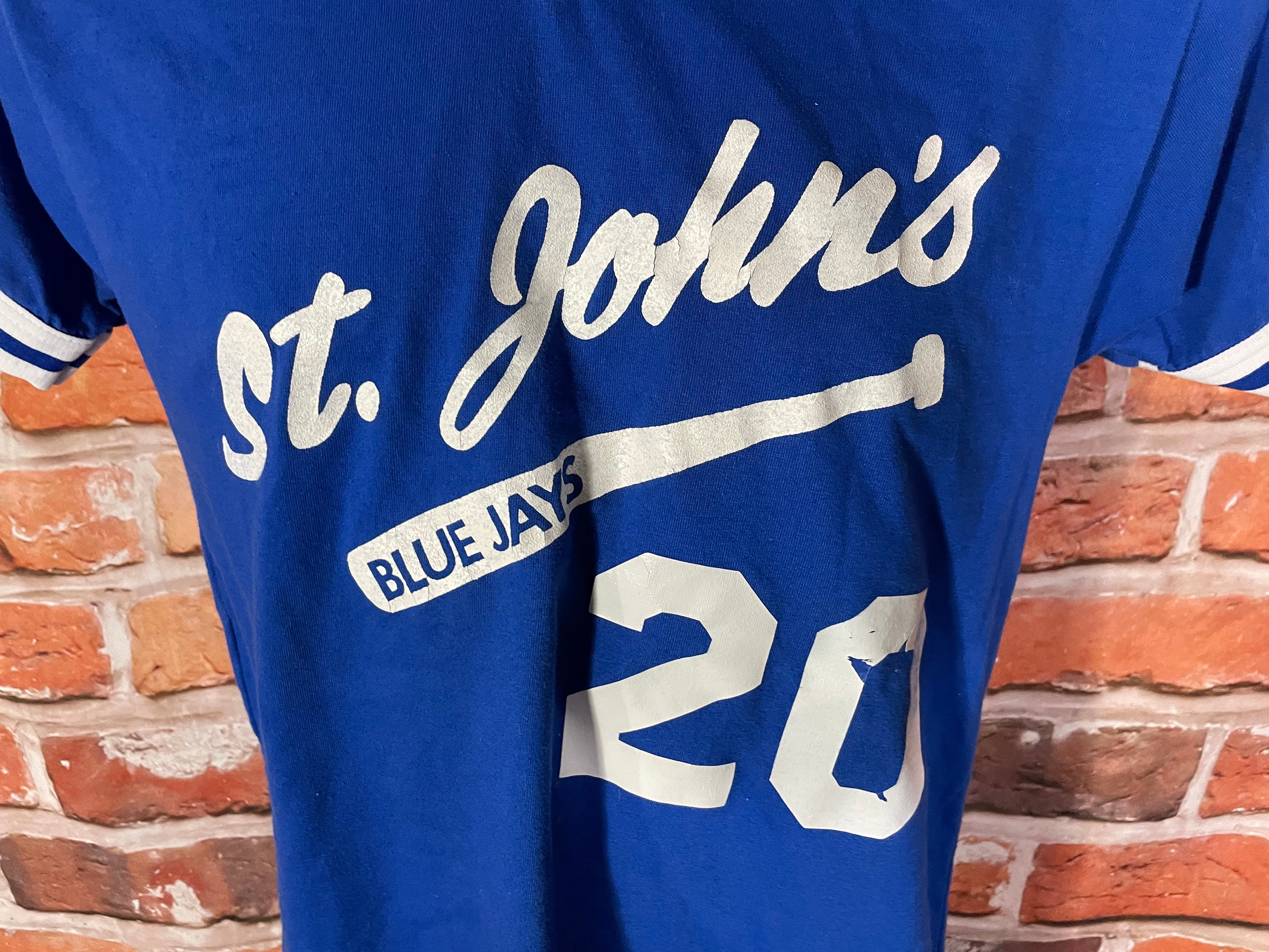 Vintage 80s St Johns Blue Jays Baseball Shirt Fits S -  Canada
