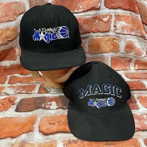 2 vintage 90s Orlando Magic snapback hats lightly used Shaq era caps