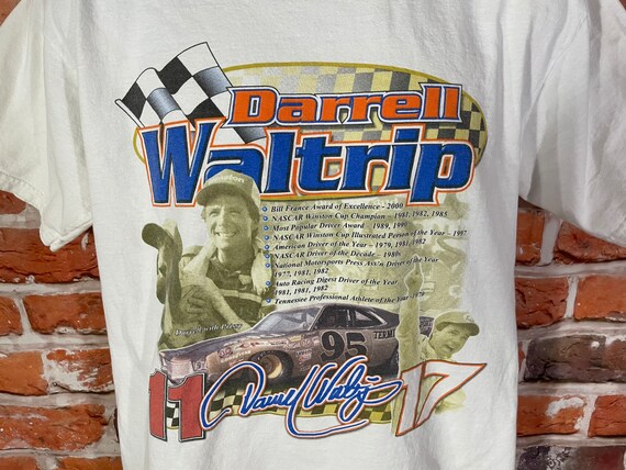 vintage Darrell Waltrip shirt - sz L - Nascar 90s… - image 1