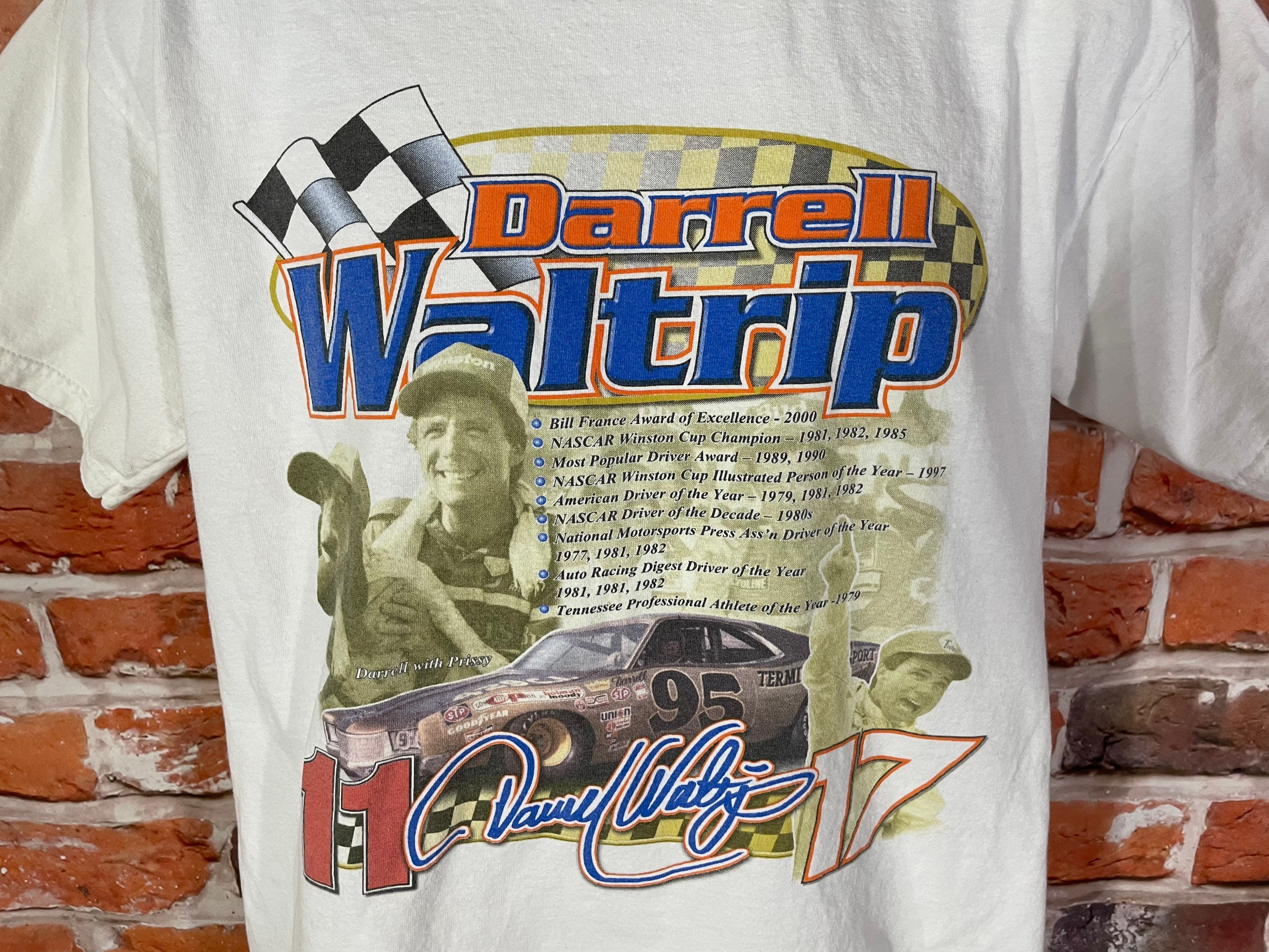 Vintage Darrell Waltrip Shirt - Sz L - Nascar 90s Y2k Tee - Etsy