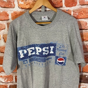 vintage 90s Pepsi Generation promo shirt - sz L/XL - soda cola single stitched