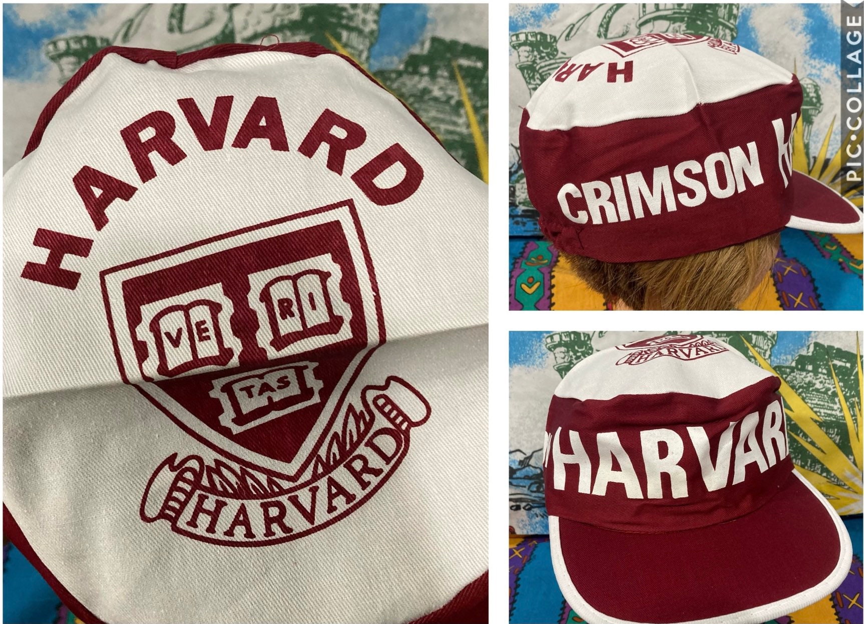 Harvard Business School Cap Hat Snap Back Vintage Teed Golf Ball