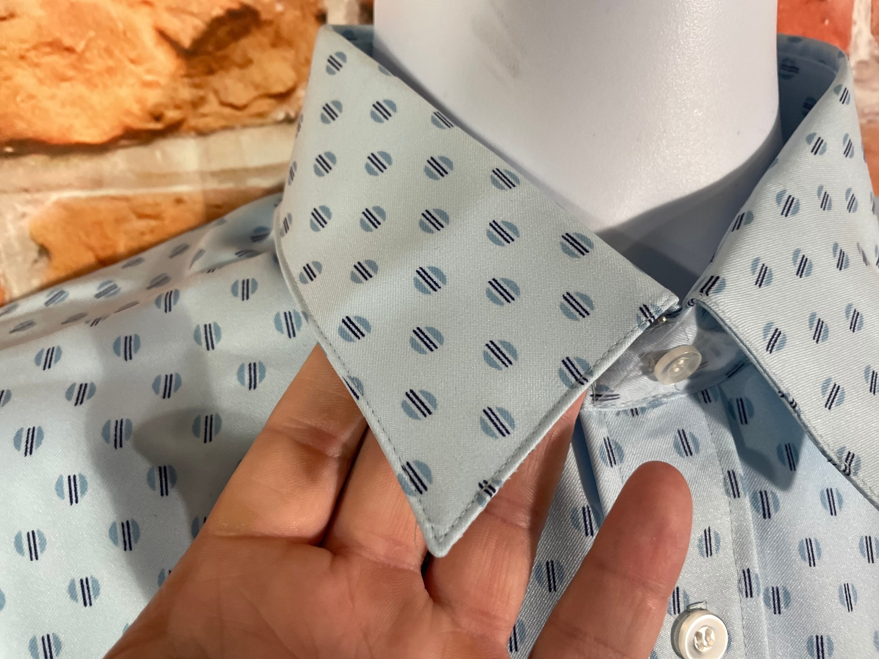 Vintage 60s 70s Montgomery Ward Funky Long Sleeve Button Down