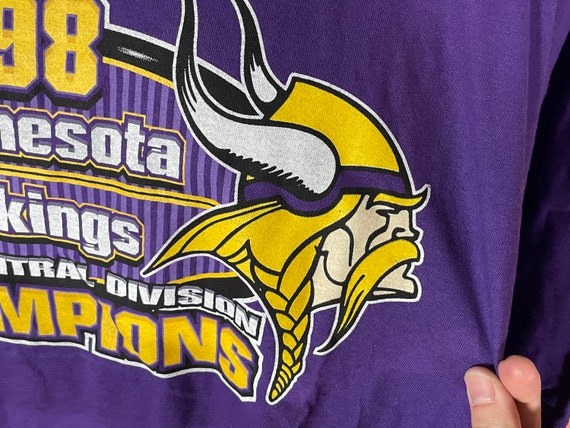 vintage 1998 Minnesota Vikings shirt - sz 3XL - 9… - image 4
