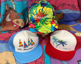 帽子 80s 90s OLD vintage tracker CAP mustard Vintage 80s New Dead Stock Yamaha SnapBack Mesh Hat Cap YA