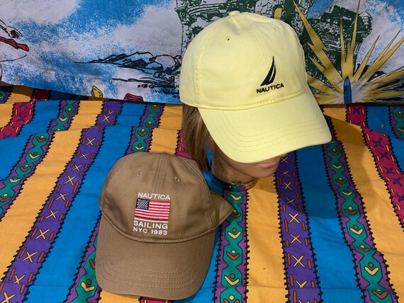 2 Nautica Strapback Dad Hats Excellent 