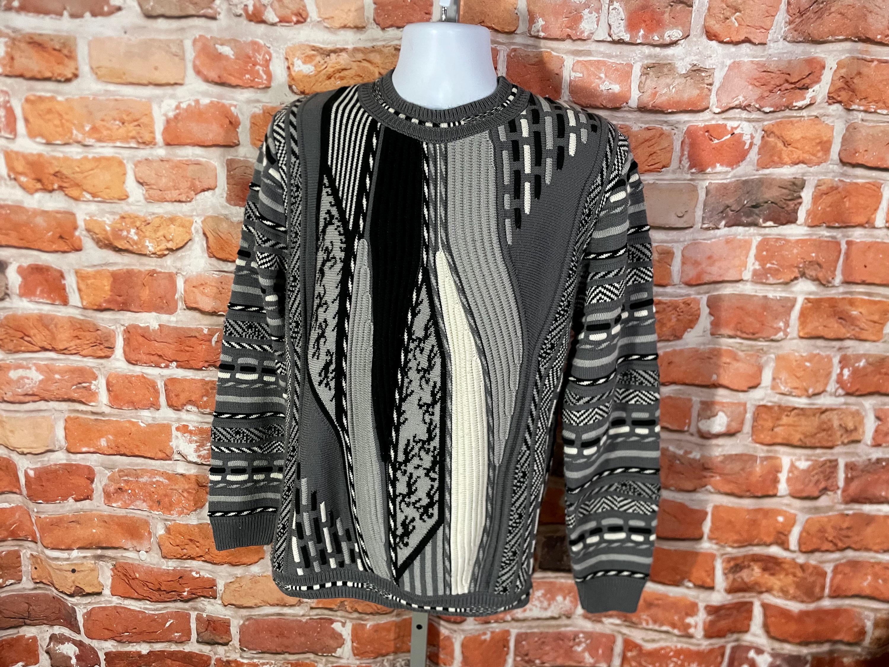 Vintage 90s Coogi Style Steven Land Textured Sweater Sz M - Etsy