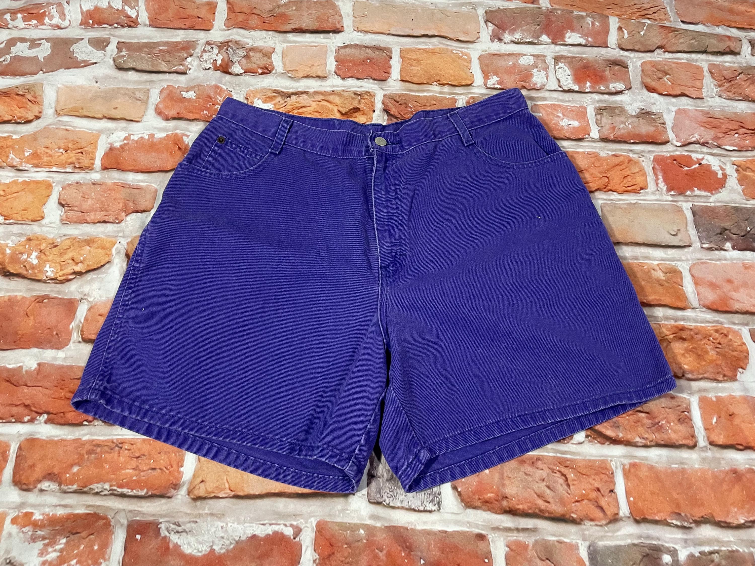 Vintage Gitano Purple Mom High Waisted Shorts - Sz 18 - 80s 90s Hi
