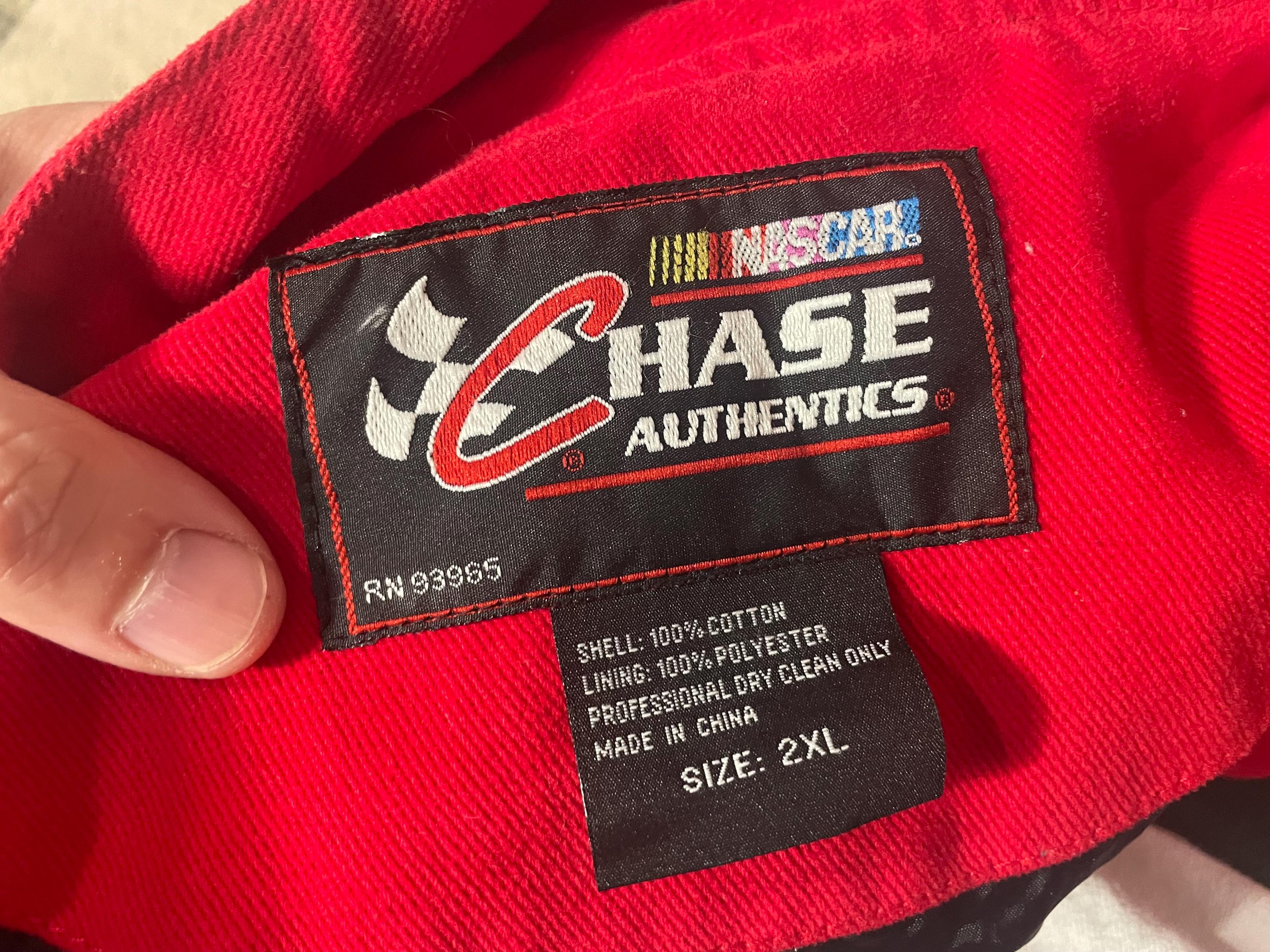 Vintage Office Depot Old Spice Chase Nascar Racing Jacket Sz 2XL