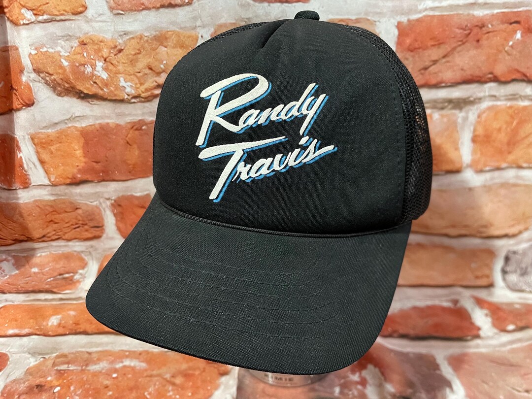Vintage 90s Randy Travis Youngan Mesh Trucker Snapback Hat - Etsy
