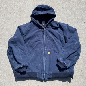 Vintage Carhartt J140 DNY Insulated Work Jacket - 2XL, Made in USA