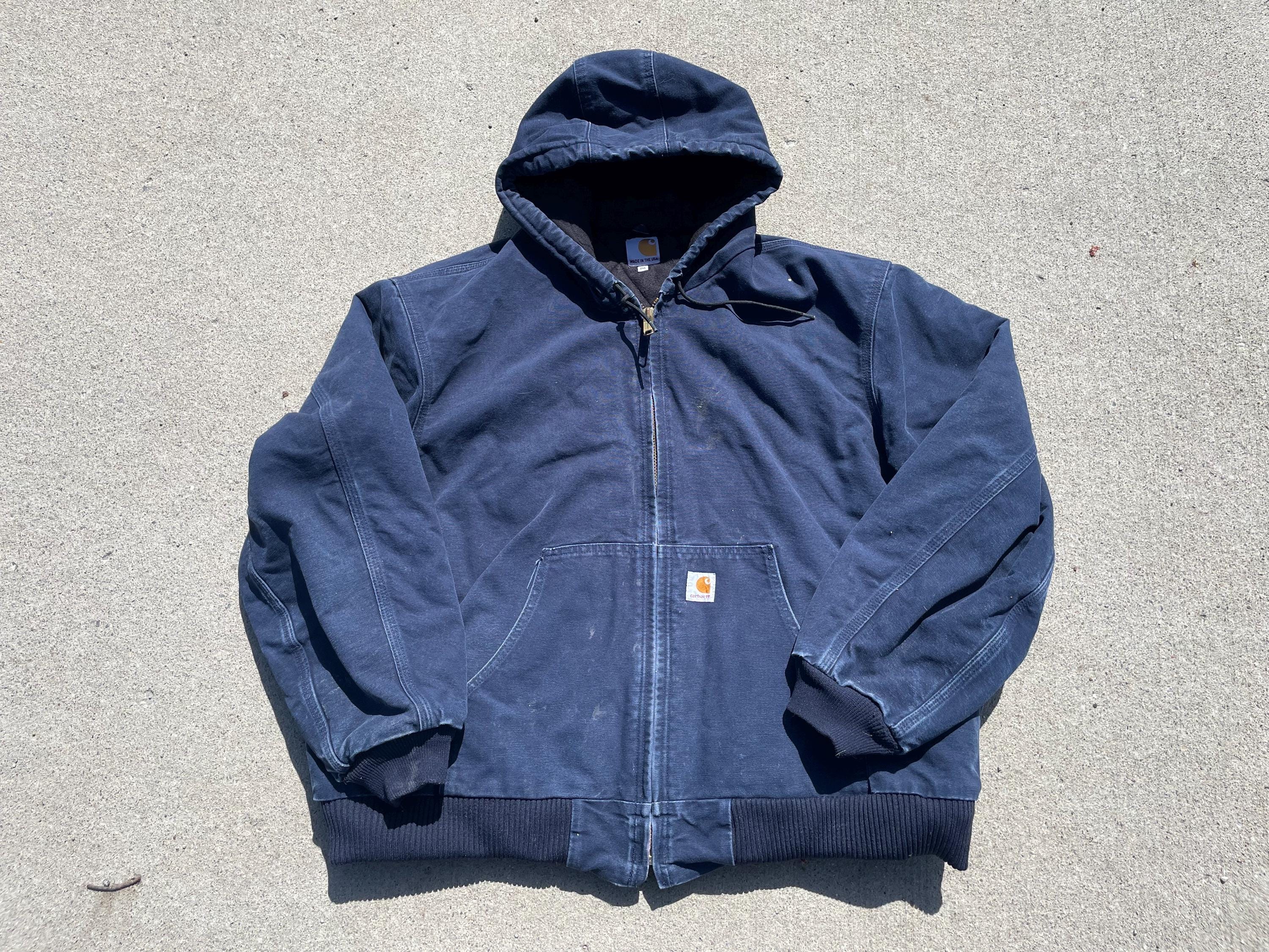 Vintage Carhartt J140 DNY Insulated Work Jacket - 2XL, Made