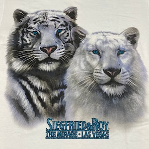 Siegfried and roy stuffed outlet white tiger