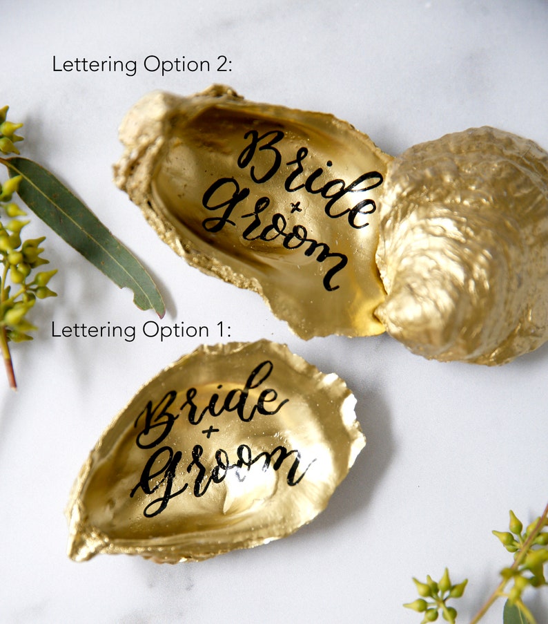 Oyster Shell Escort Cards, Oyster Place Cards, Oyster Wedding Favor, Calligraphy Oyster Favor image 9