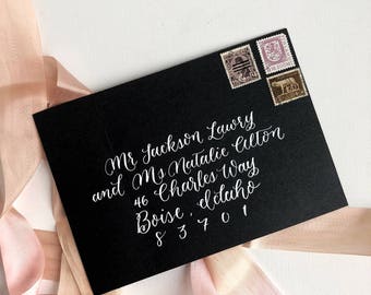 Wedding Calligraphy Envelope Addressing, Hand Lettered Envelopes, Calligraphy Addressing, Calligraphy Envelopes