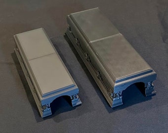 Classic Gothic Coffin - Reptile Hide - Arachnid Hide - Lizard, Spider, Turtle House - Mouse & Hamster Hide - 2 Sizes