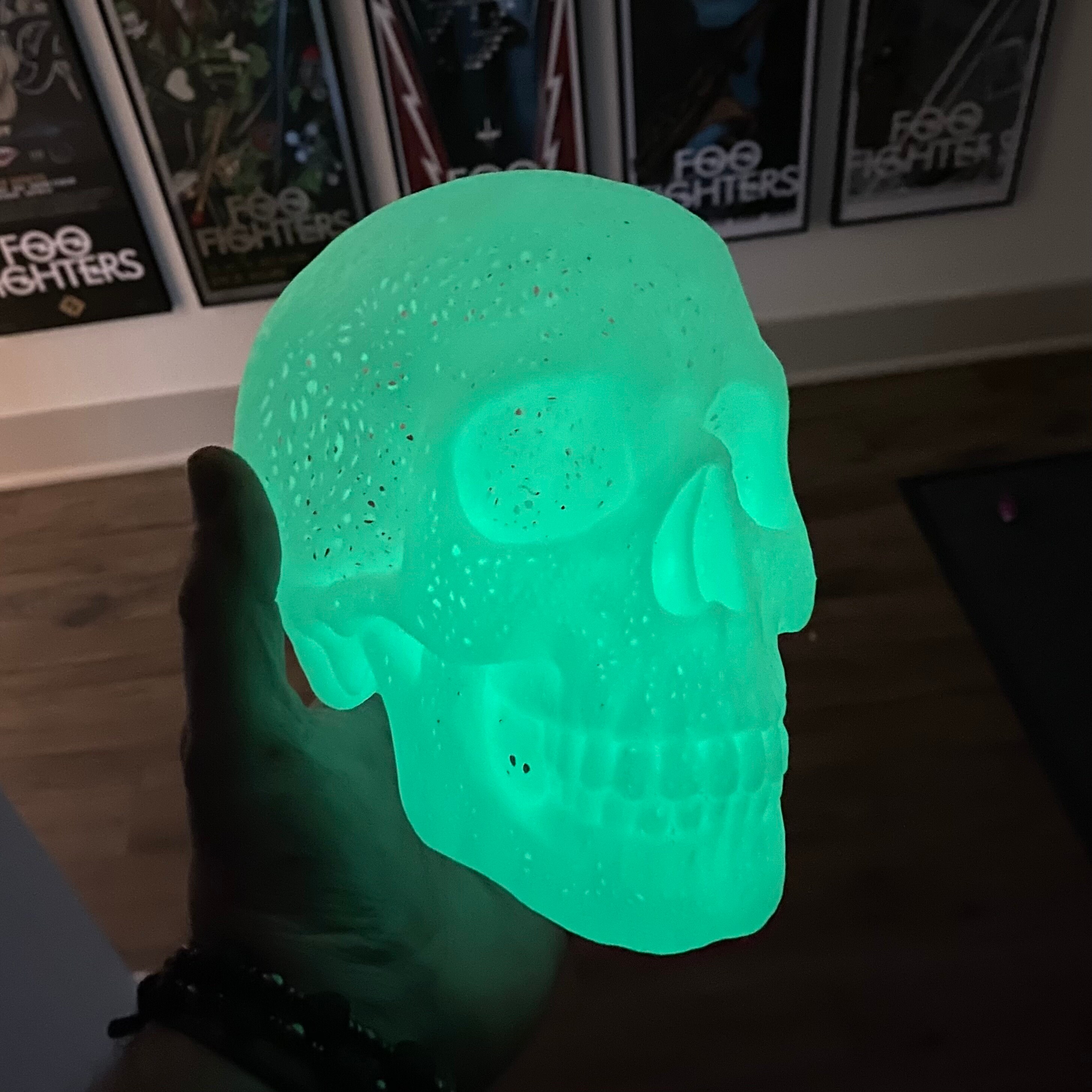 Glow In The Dk Skull Makeup