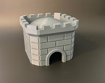 Medieval Castle Reptile Hide - Arachnid Hide  - Lizard, Spider, Turtle House - Mouse & Hamster Hide - 4 Sizes