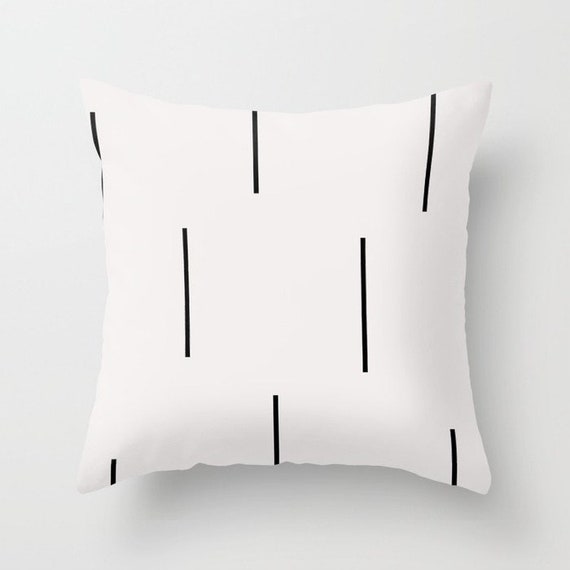 black and white mudcloth pillow