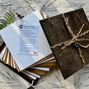 DIY Flower Press Kit, Professional Herbarium Press for at home crafts, Herbalist Gift, DIY Pressing Kit for Wedding Bouquets Pressed Wishes