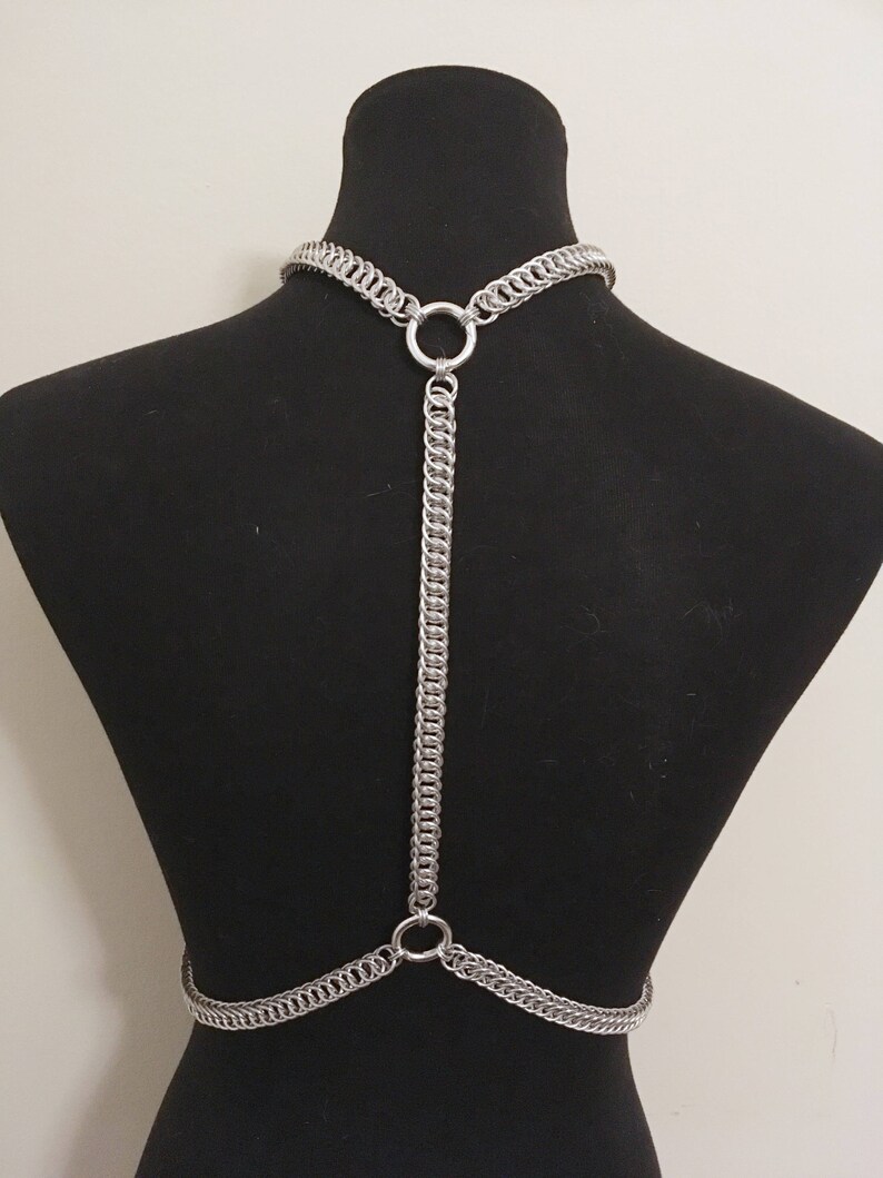 1/2 Wide Chainmail Harness Chainmaille Costume Etsy