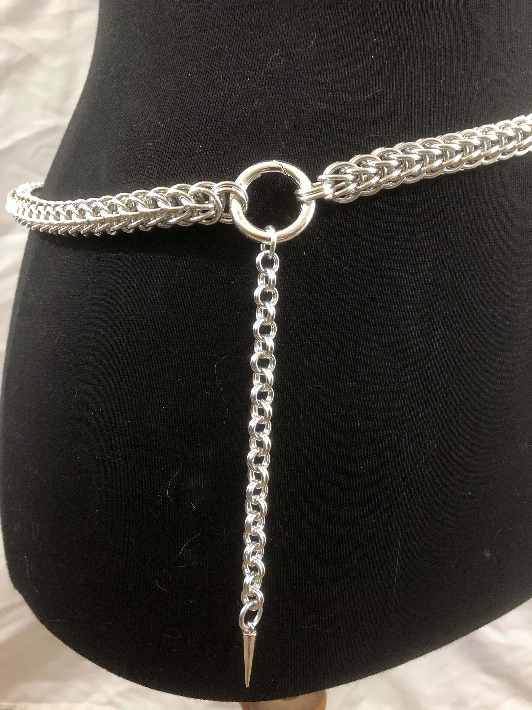 1/2 1.2cm Wide Belt / Waist Chain Chainmail Chain | Etsy