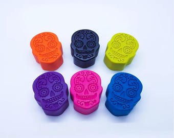 Sugar Skulls - Reshaped Crayons