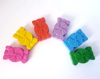 Candy Crayons - Set of 6 Crayons
