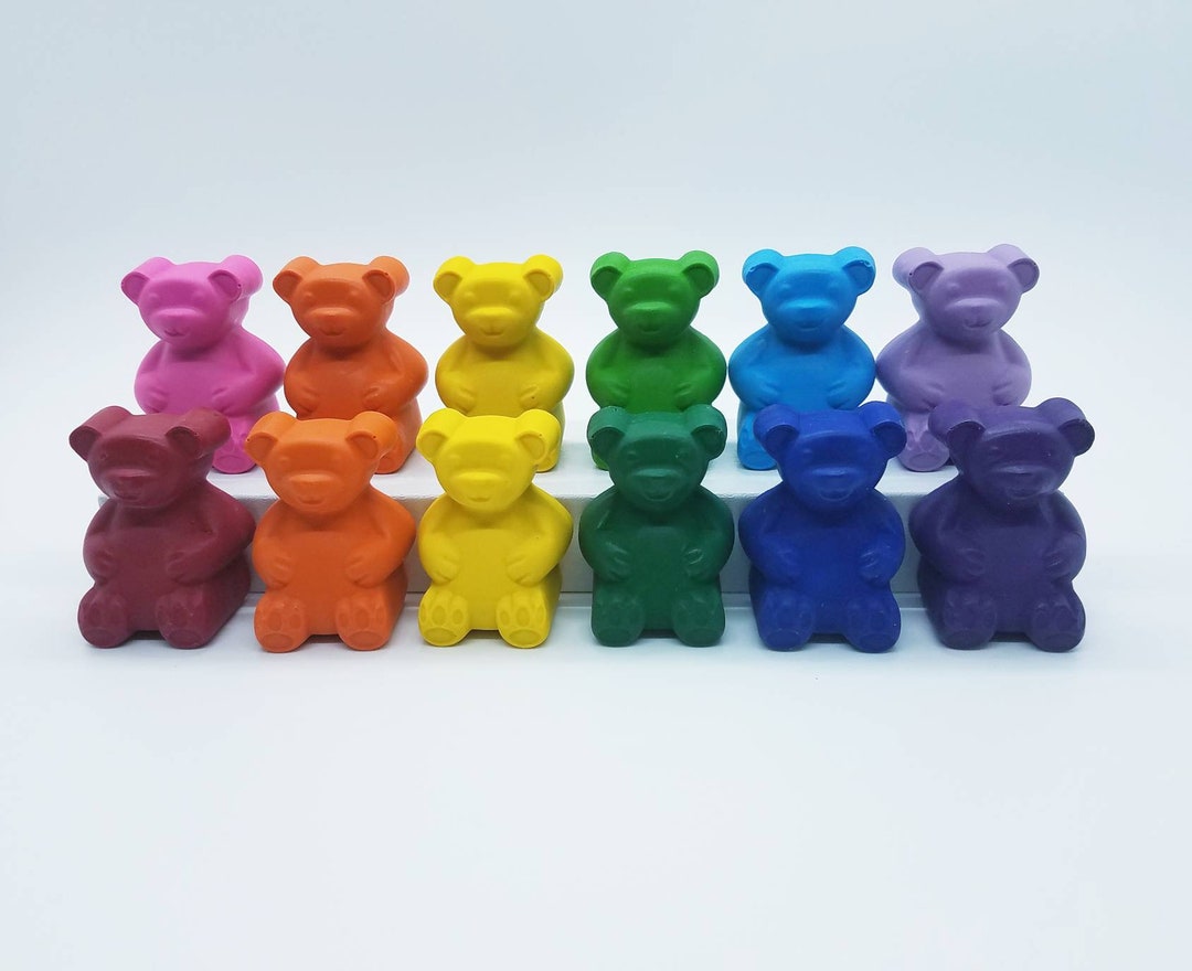 Gummy Bear Crayons Set of 6 Crayons Etsy