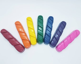 Jumbo Easy Grip Crayons - Set of 7