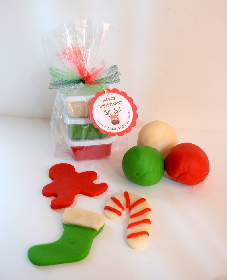 Christmas Holiday Play Dough With Cookie Cutter Scented Play Etsy