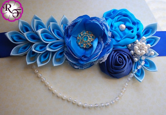 Maternity sash boy / blue Maternity sash /Pregnancy sash / Photography Prop / maternity belt / Mom maternity band / Baby shower sash Il_570xn
