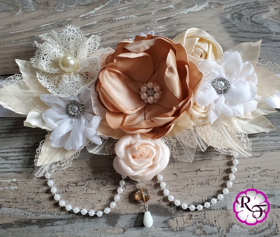 white , cream , ivory maternity sash, rustic maternity belt /mommy to be belt natural colors belly sash , mom to be belt , neutral colors Il_570xn
