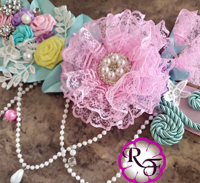 Maternity sash belt belly sash for baby girl Baby shower sash Etsy