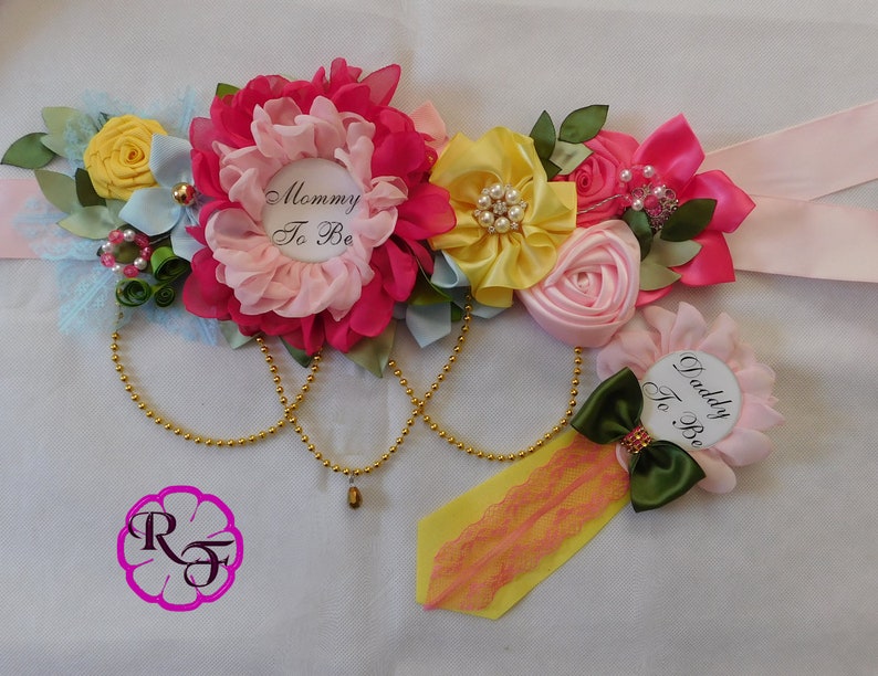 baby shower sash belt