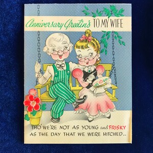 Carte drôle d'anniversaire des années 40 pour femme Biscuits Bacon Gibson