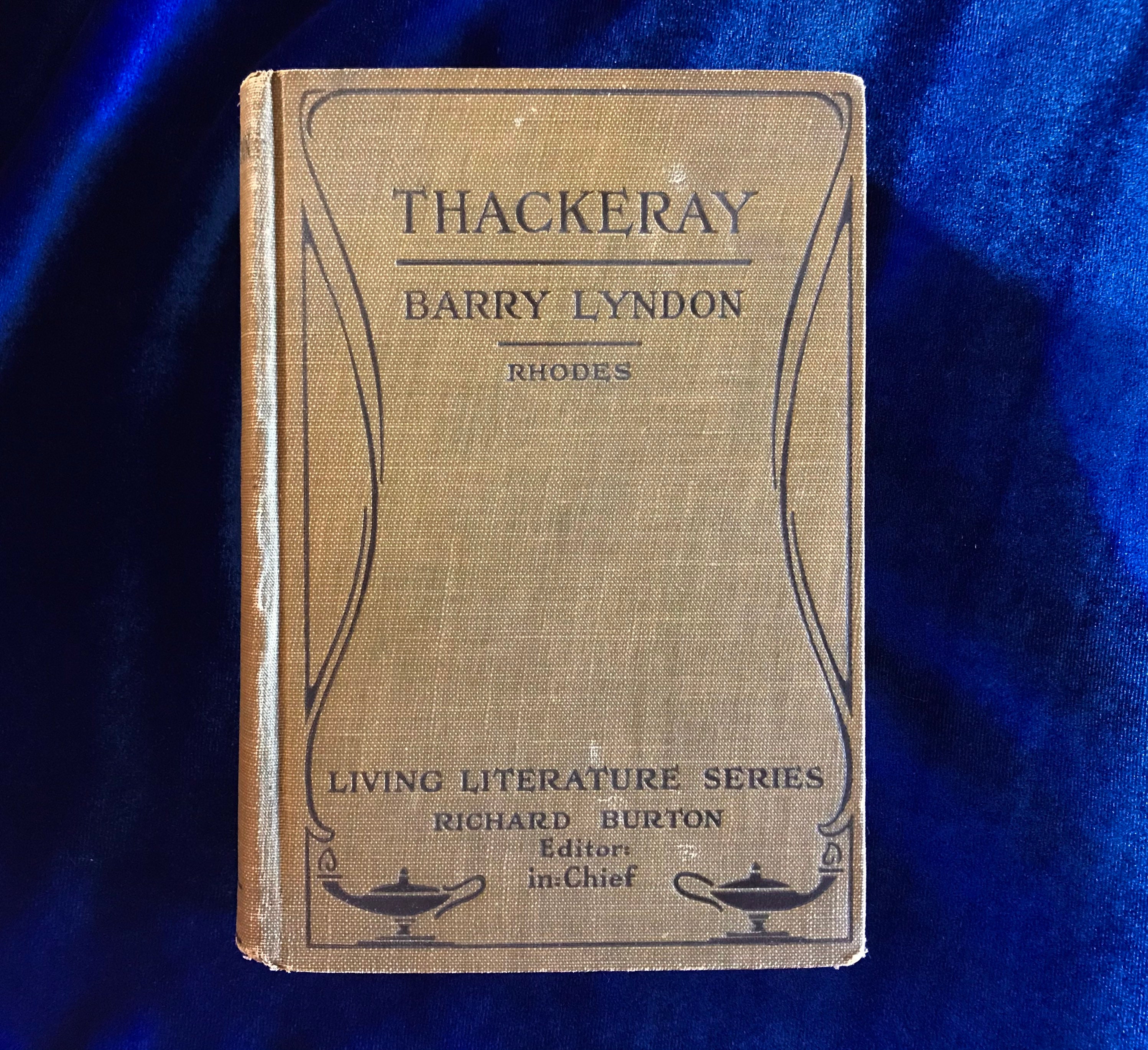 1920 Barry Lyndon Book by William Thackeray Gregg Publishing Living ...
