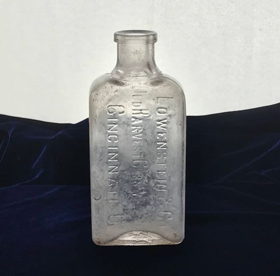 1800's Antique Whiskey Bottle Lowenstein & Co. Old Harvest Etsy