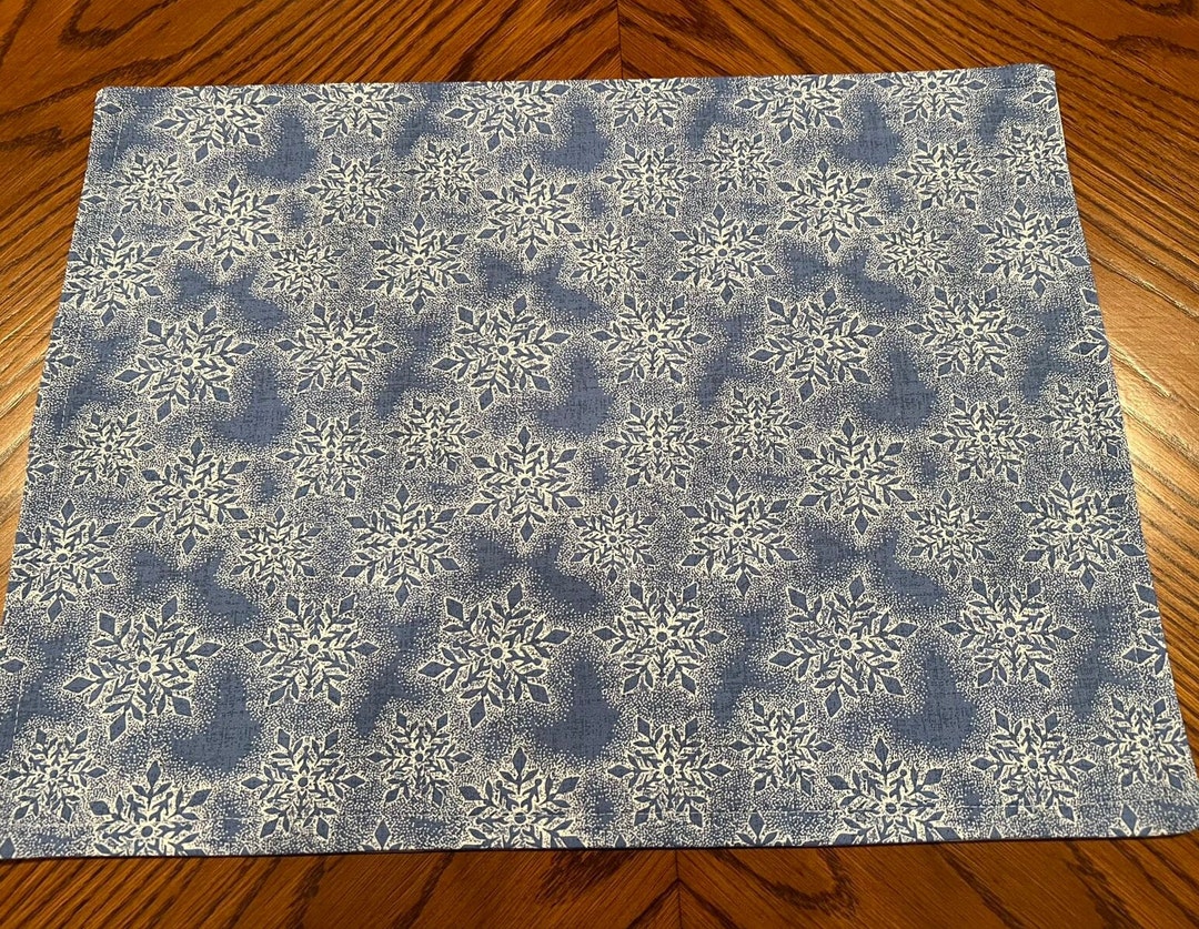 Snowflake Placemats Etsy