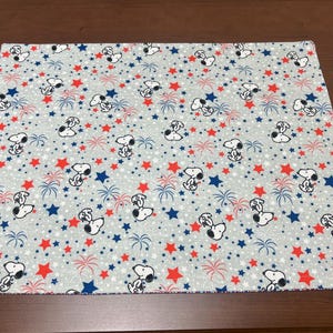 Snoopy Patriotic Placemat