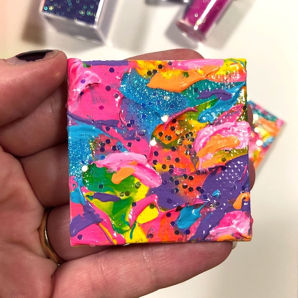 Mini Canvas Etsy