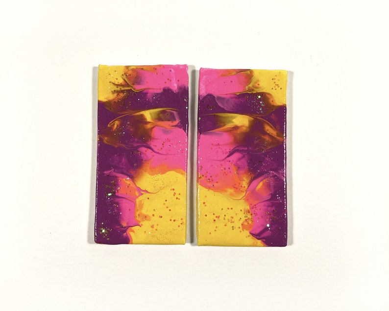 Hand Painted With Sparkly Girly Painting Aesthetic Etsy