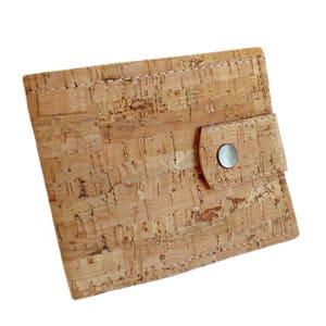 Carta di credito portafoglio ID Card titolare portafoglio uomo per uomini sughero nero portafoglio per regalo Vegan uomini per gli uomini