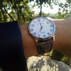 Wrist Watch for Man Vegan Watches for Men Cork Watch Strap Vegan Watches Unisex Wrist Watch Gift for Vegan