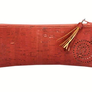 Caso di trucco borsa Cork piccola Travel Bag Vegan Cosmestic borsa scuola femminile per ragazze