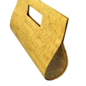 Kork Damen Handtasche, Abend Vegane Clutch Tasche, Kork Umweltfreundliche Tasche, Einzigartige Vegane Kork Tasche