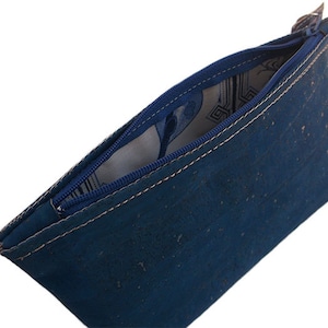 Kosmetiktasche aus Kork, Damen Vegane Schminktasche, Reißverschluss Kulturtasche, Kosmetiktasche, Make up Tasche, Nachhaltige Kosmetiktasche