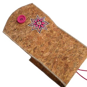 Estuche de cigarrillo de corcho, Estuche personalizado para mujeres, Paquete de cigarrillos, Caja de corcho de cigarrillo, Regalos ecológicos para mujeres